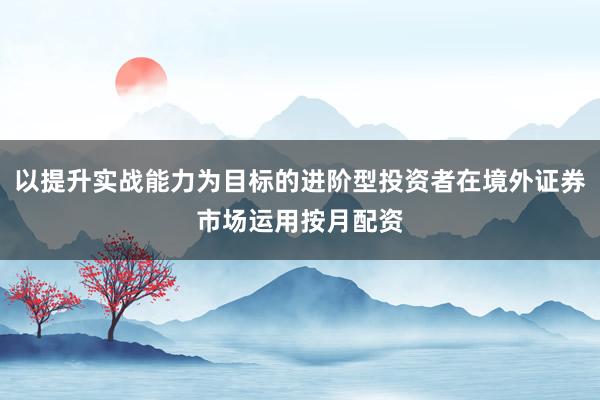 以提升实战能力为目标的进阶型投资者在境外证券市场运用按月配资